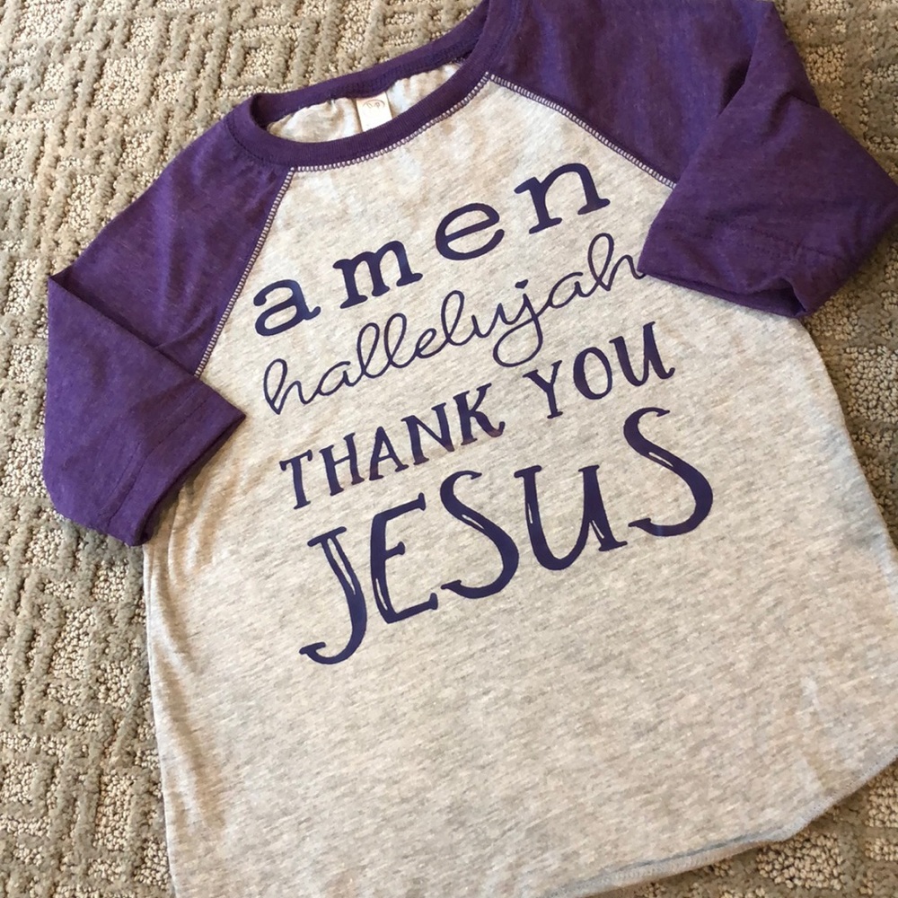 Purple girls tee
